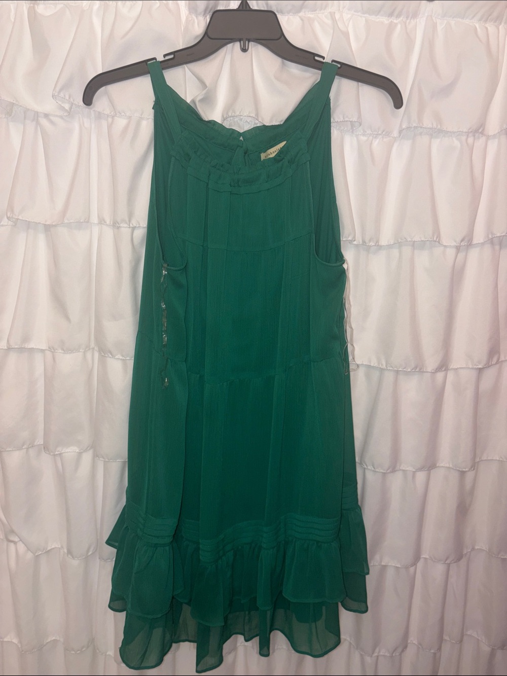 Emerald Green Sleeveless Mini Dress